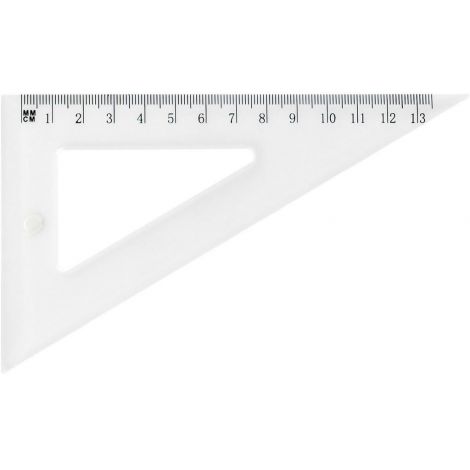 Ekierka przezroczysta 13cm Grand